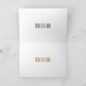 蒸気機関車の漫画イラストレーション カード (内部)