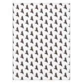 蒸気機関車の漫画イラストレーション テーブルクロス (正面)