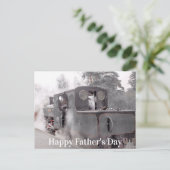 蒸気機関車の父のデイカード ポストカード (スタンド正面)