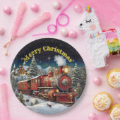 蒸気機関車の男のクリスマス・パーティー9» ペーパープレート (パーティー)