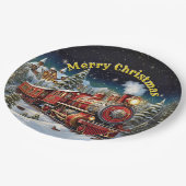 蒸気機関車の男のクリスマス・パーティー9» ペーパープレート (アングル)