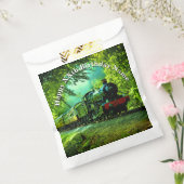 蒸気機関車の男の誕生日パーティー フェイバーバッグ (封をした状態)