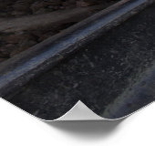 蒸気機関車の車輪 ポスター (角)