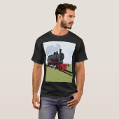 蒸気機関車の鉄道 Tシャツ (正面フル)