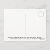 蒸気機関車はがき ポストカード (裏面)