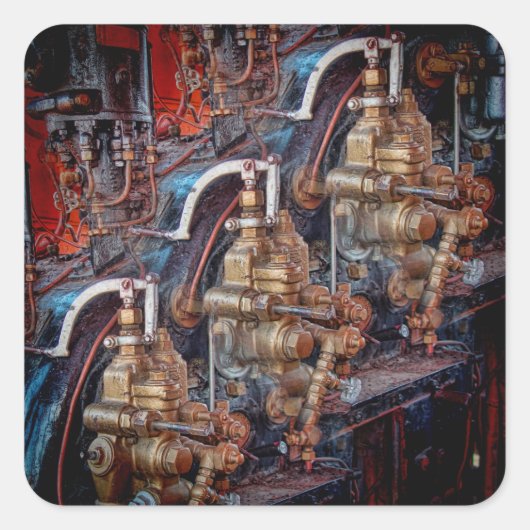 蒸気機関車エンジンシールの管理 スクエアシール (正面)