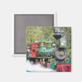 蒸気機関車エンジン磁石 マグネット (正面/裏面)