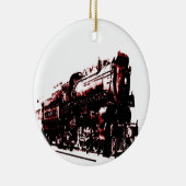 蒸気機関車オーナメント セラミックオーナメント (右)