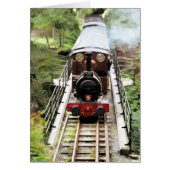 蒸気機関車カード (正面)