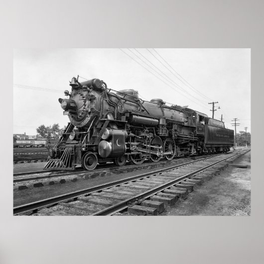 蒸気機関車クレセント限c.1927 ポスター (正面)