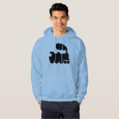 蒸気機関車シンボル – 黒 パーカ (正面フル)