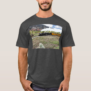 蒸気機関車デュランゴ・シルバートン鉄道 Tシャツ