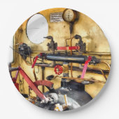 蒸気機関車フットプレート ペーパープレート (正面)