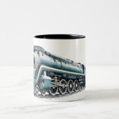 蒸気機関車ブロードウェイペンシルベニア ツートーンマグカップ (中央)
