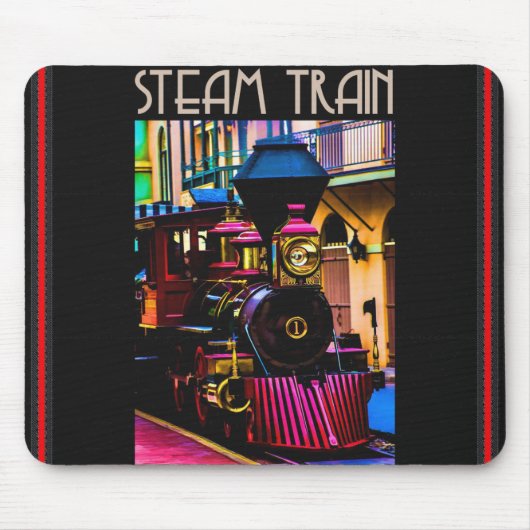 蒸気機関車マウスパッド マウスパッド (正面)