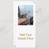 蒸気機関車ラックカード (正面/裏面)