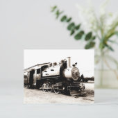 蒸気機関車ヴィンテージ ポストカード (スタンド正面)
