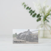 蒸気機関車ヴィンテージ 名刺 (スタンド正面)