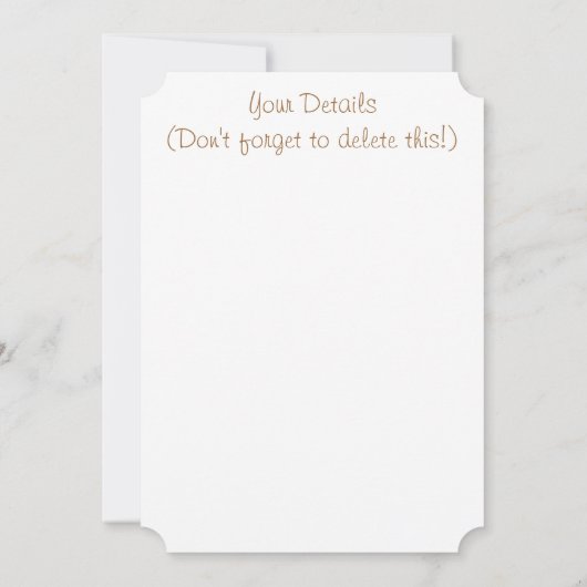 蒸気機関車招待状 (裏面)