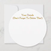 蒸気機関車招待状 (裏面)