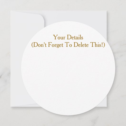 蒸気機関車招待状 (裏面)