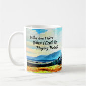 蒸気機関車文字 コーヒーマグカップ (左)