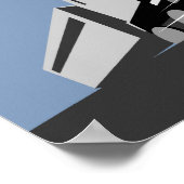 蒸気機関車旅行山場 ポスター (角)