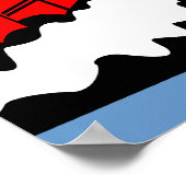 蒸気機関車旅行山場 ポスター (角)