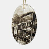 蒸気機関車歴 セラミックオーナメント (左)