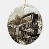 蒸気機関車歴 セラミックオーナメント (左)