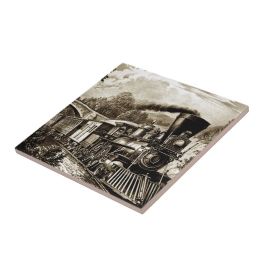 蒸気機関車歴 タイル (側面)