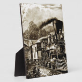 蒸気機関車歴 フォトプラーク (側面)