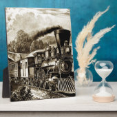 蒸気機関車歴 フォトプラーク (側面)