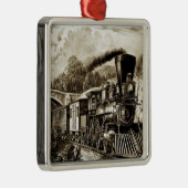 蒸気機関車歴 メタルオーナメント (右)