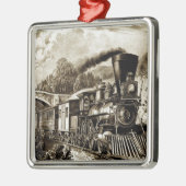 蒸気機関車歴 メタルオーナメント (左)