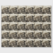 蒸気機関車歴 ラッピングペーパー (フラット)