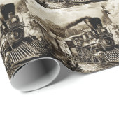 蒸気機関車歴 ラッピングペーパー (ロールコーナー)