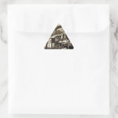 蒸気機関車歴 三角形シール (バッグ)