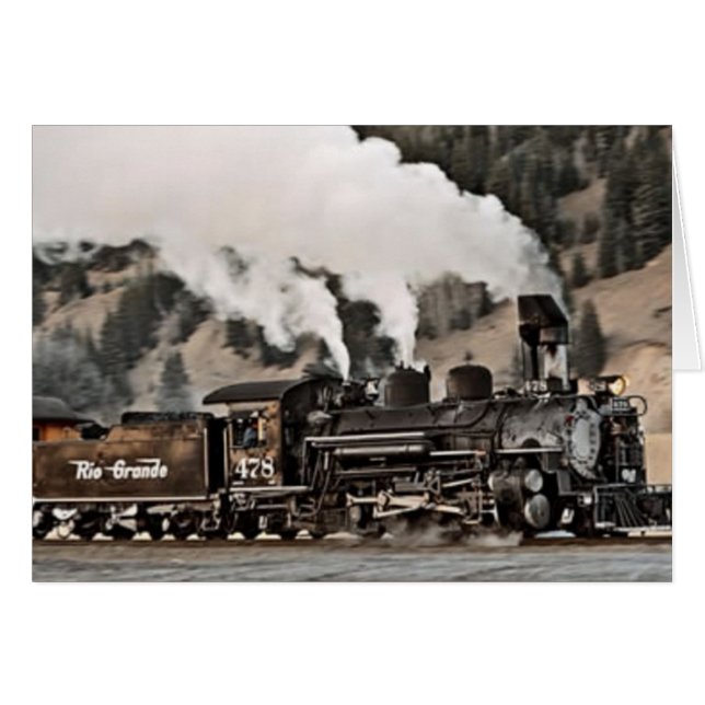 蒸気機関車 (正面横)