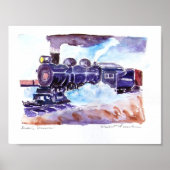蒸気機関車02 ポスター (正面)