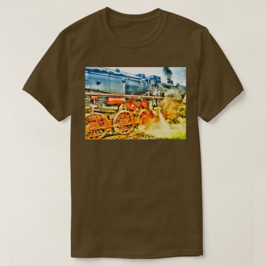 蒸気機関車12 Tシャツ (デザイン正面)