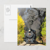 蒸気機関車19 ポストカード (正面/裏面)