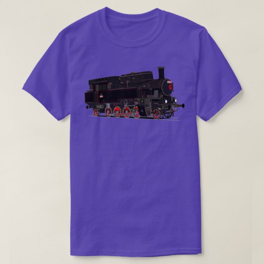 蒸気機関車4230クォート大ブルクート Tシャツ (デザイン正面)
