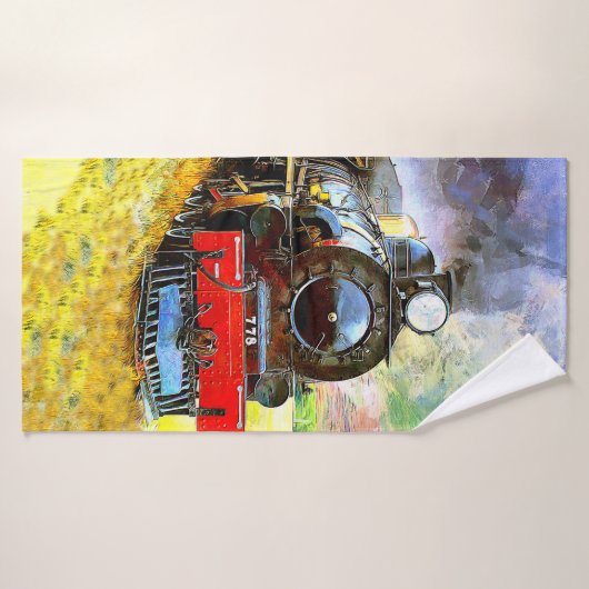 蒸気機関車778 バスタオル (バスタオル)