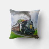蒸気機関車89蒸気機関車鉄道 クッション (裏面)