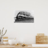 蒸気機関車999号–1893年 ポスター (キッチン)