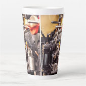 蒸気機関車 カフェラテマグ (正面)