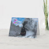 蒸気機関車 カード (正面)