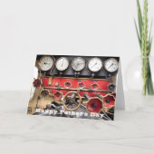 蒸気機関車 カード (正面)