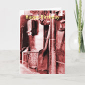 蒸気機関車 カード (正面)